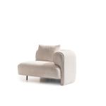 سان فيتو كنب 4 مقاعد كريمي 260 سم وودي