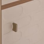 برادا دولاب ملابس 6 أبواب بيج وودي