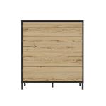 مميزان طقم غرفة نوم 160 × 200 بيج 4 قطع وودي