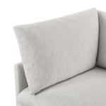 هزال طقم كنب زاوية رمادي وودي