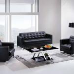 توسكا كنب فردي أسود وودي