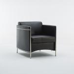 زها كنب مكتبي فردي اسود وودي