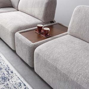 فيولا طاولة جانبية بيج وودي