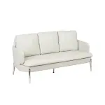 جون كنب مكتبي ثلاثي كريمي 184 سم وودي