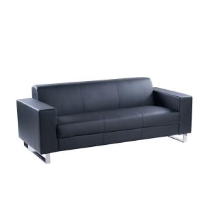 صوفيا كنب مكتبي ثلاثي اسود وودي