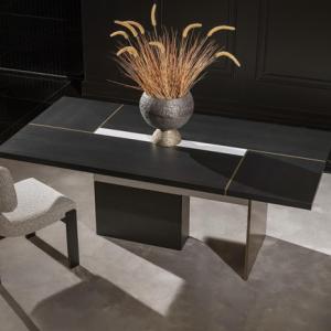 اترو طاولة طعام بدون كراسي وودي