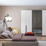 بونتي دولاب ملابس 6 ابواب كريمي وودي