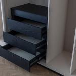 بونتي دولاب ملابس 6 ابواب كريمي وودي