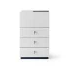 بونتي طقم غرفة نوم 7 قطع كريمي وودي