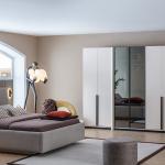 بونتي طقم غرفة نوم 7 قطع كريمي وودي