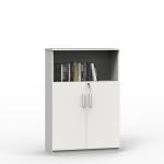 الارا دولاب مكتبي أبيض وودي