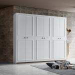 زيتا دولاب ملابس 6 أبواب وودي