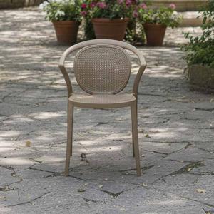 كاما كرسي حدائق ومقاهي وودي - بيج