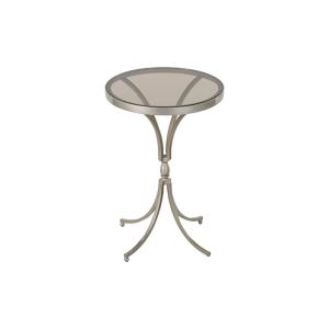 جلوريال طاولة خدمة بسطح زجاجي - زجاج-عسلي