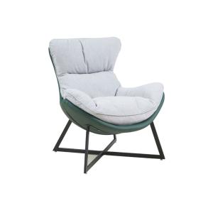 زوري كنب فردي جلد أخضر مودرن وودي