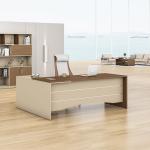 نيو نيرا مكتب 200 سم بني وودي