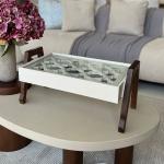 ألينا طاولة تقديم وودي