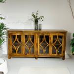 راڤي بوفيه خشب هندي 4 أبواب وودي