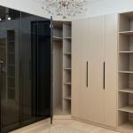 أروبا دولاب زاوية 1 باب مساحة تعليق وأرفف تخزين وودي