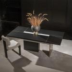 اترو طاولة طعام بدون كراسي وودي - 8-أشخاص