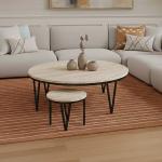 شايني طقم طاولات أرضية للمجالس 5 قطع