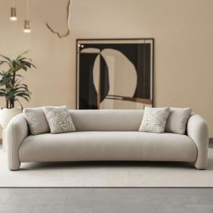 ارتي كنب رباعي 300سم بيج وودي