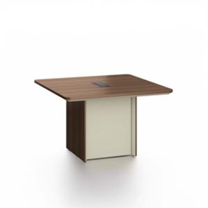 تنلى طاولة اجتماع مربعة بني 120سم وودي