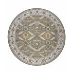 جونا سجاد بلجيكي دائري أخضر بنقوش وزخارف أنيقة