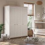 جولف دولاب ملابس خشبي بيج 3 أبواب وودي