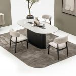 بيليز طاولة طعام 280 سم بدون كراسي وودي