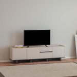 بيلا طاولة تلفزيون 208 سم كريمي وودي