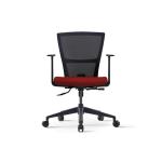 سيوجين كرسي إداري متعدد الألوان - أحمر