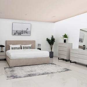 تورينو غرفة نوم 180×200   6 قطع وودي