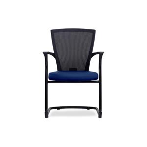 هايون كرسي زوار متعدد الألوان وودي - أزرق