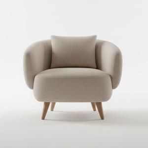 لاروس كنب فردي كريمي وودي