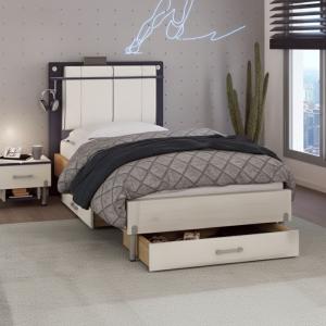 نيكساس سرير أطفال خشبي 120×200 سم وودي