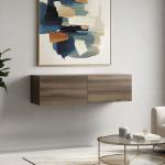 بيتي كونسول جداري معلق وودي