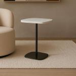 سبيندر طاولة خدمة بقاعدة سوداء وودي