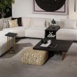 ميكسال طاولة خدمة بسطح خشبي