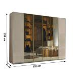 كبادوكيا دولاب 6 أبواب وودي