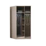 تروفا دولاب زاوية 2 أبواب وودي