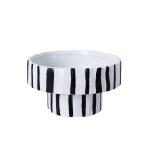 حامل ضيافة مخطط صغير وودي