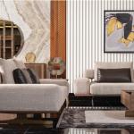 نيو لزبون كنب ثلاثي وودي