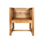 مومجي كرسي من الخشب وودي