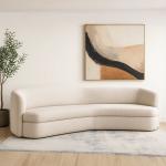 كالما كنب 4 مقاعد 300 سم بيج وودي