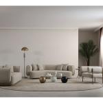 سايستا كنب 4 مقاعد بيج وودي