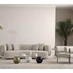 سايستا كنب 4 مقاعد بيج وودي