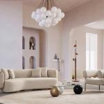 سايستا كنب 4 مقاعد بيج وودي