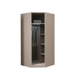 تروفا دولاب زاوية 2 أبواب وودي