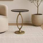 سويفت طاولة خدمة بقاعدة معدنية وودي